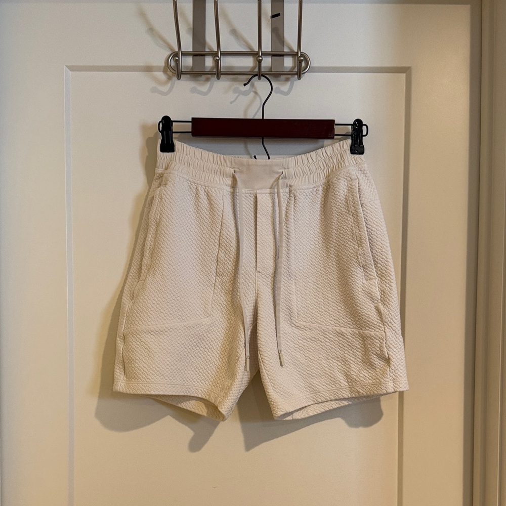 lululemon athletica Textured White Shorts